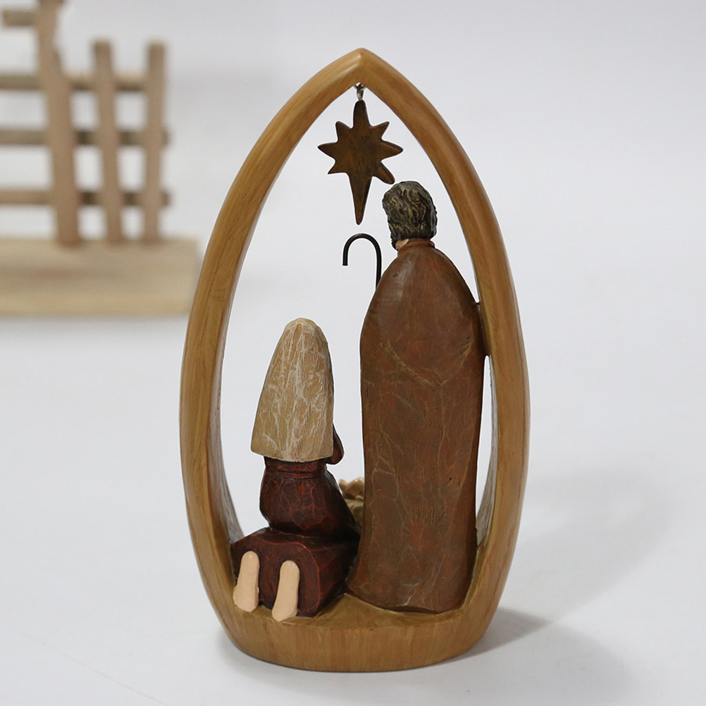 1Pcs Nativity Scene Christian  - Art Craft Restaurant 评论和价格