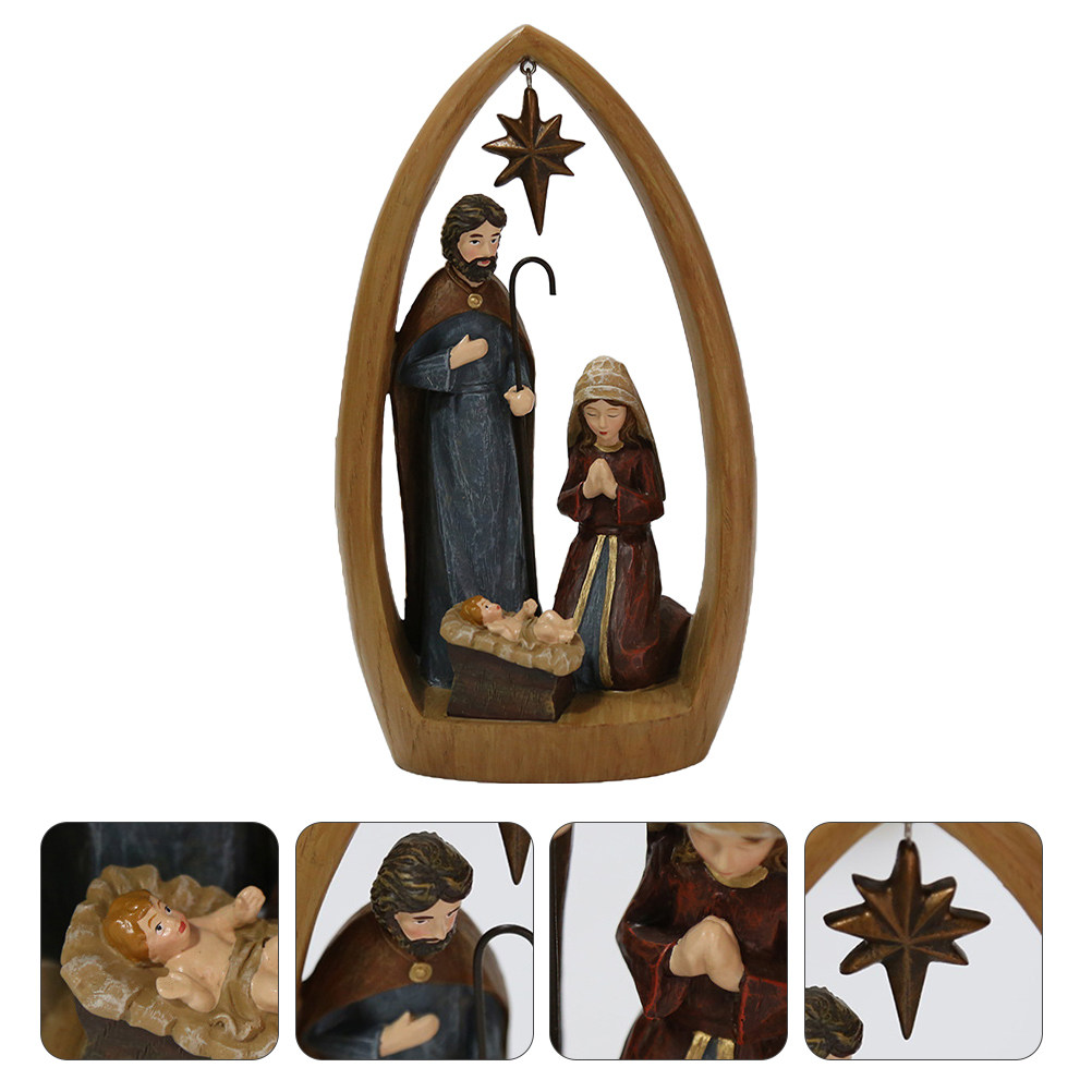 1Pcs Nativity Scene Christian  - Art Craft Restaurant 评论和价格
