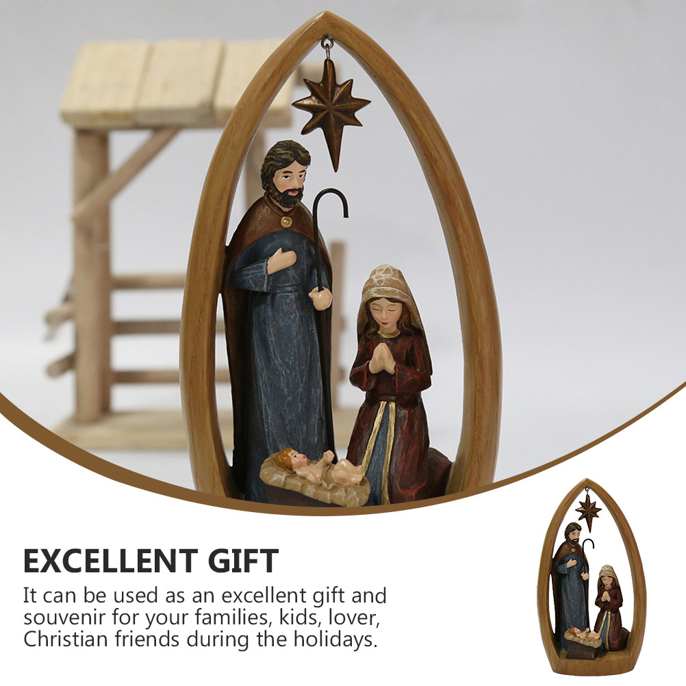 1Pcs Nativity Scene Christian  - Art Craft Restaurant 评论和价格