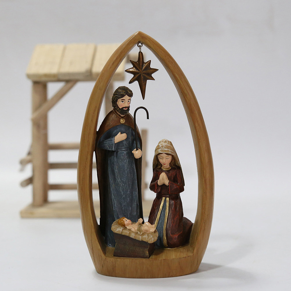 1Pcs Nativity Scene Christian  - Art Craft Restaurant 评论和价格