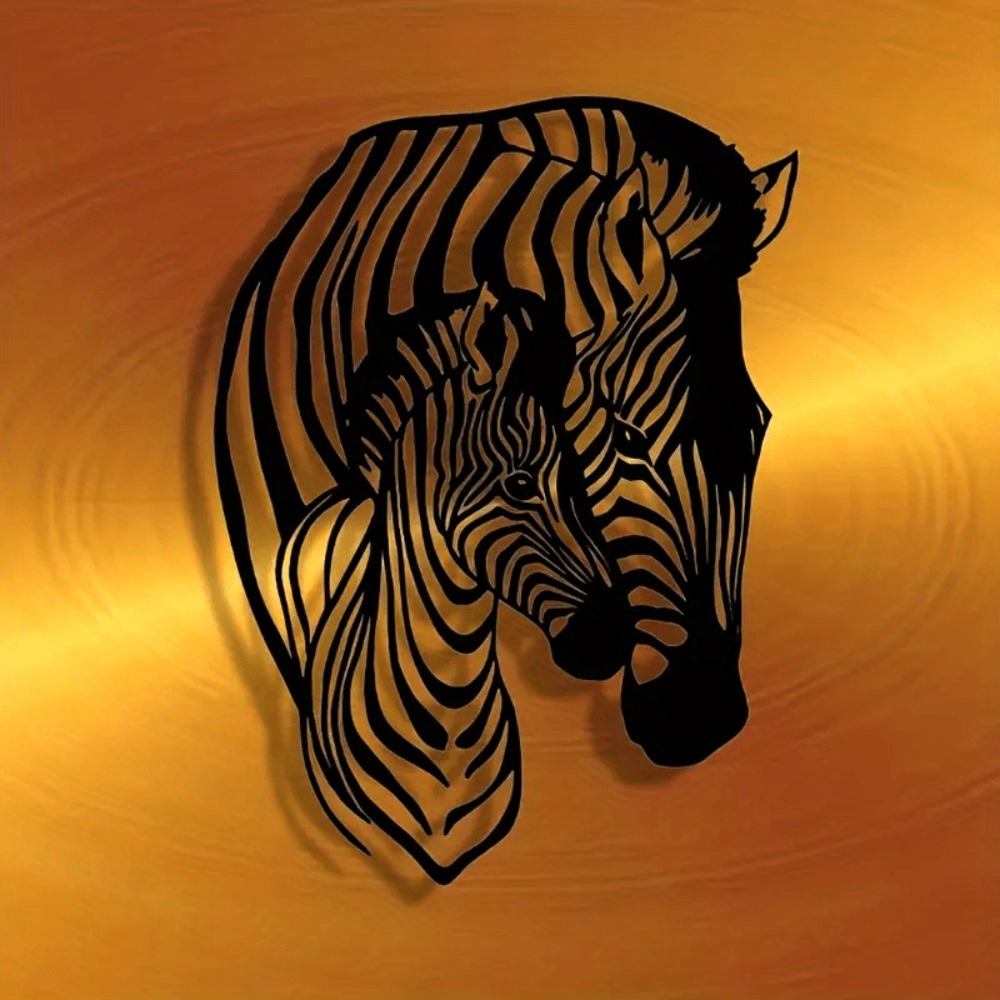 Elegant Minimalist Zebra Famil - Art Craft Zebra 评论和价格