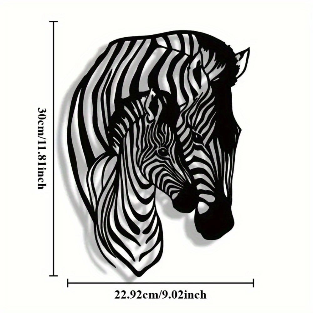 Elegant Minimalist Zebra Famil - Art Craft Zebra 评论和价格