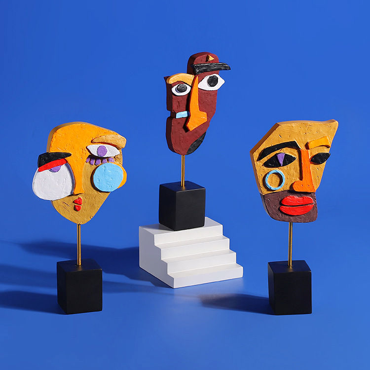 Creative Abstract Human Face C - Tv Art And Craft 评论和价格