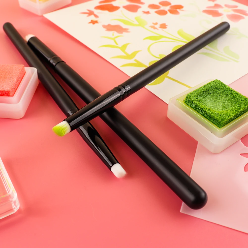 3pcs/set Angled/Flat Tip Mini  - Art Craft Blend 评论和价格