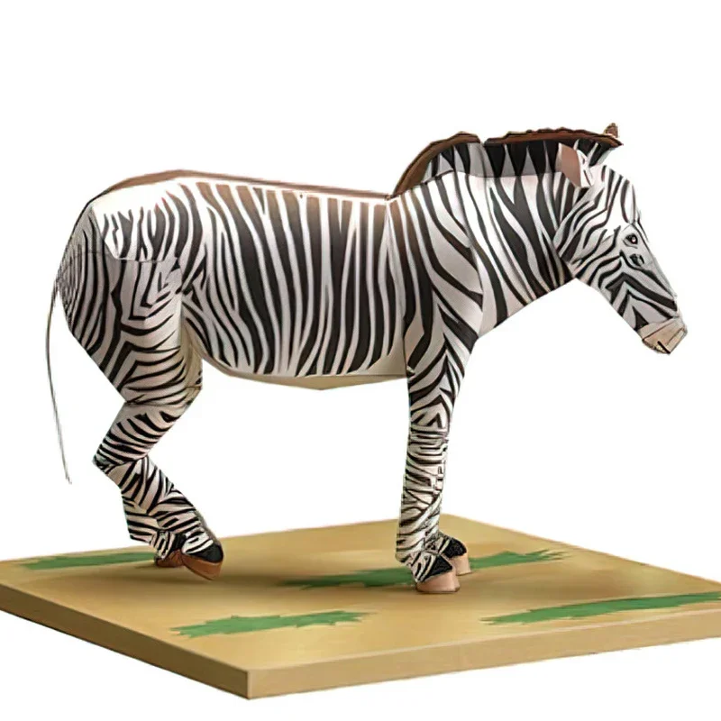Zebra Origami Art Mini 3D Fold - Art Craft Zebra 评论和价格