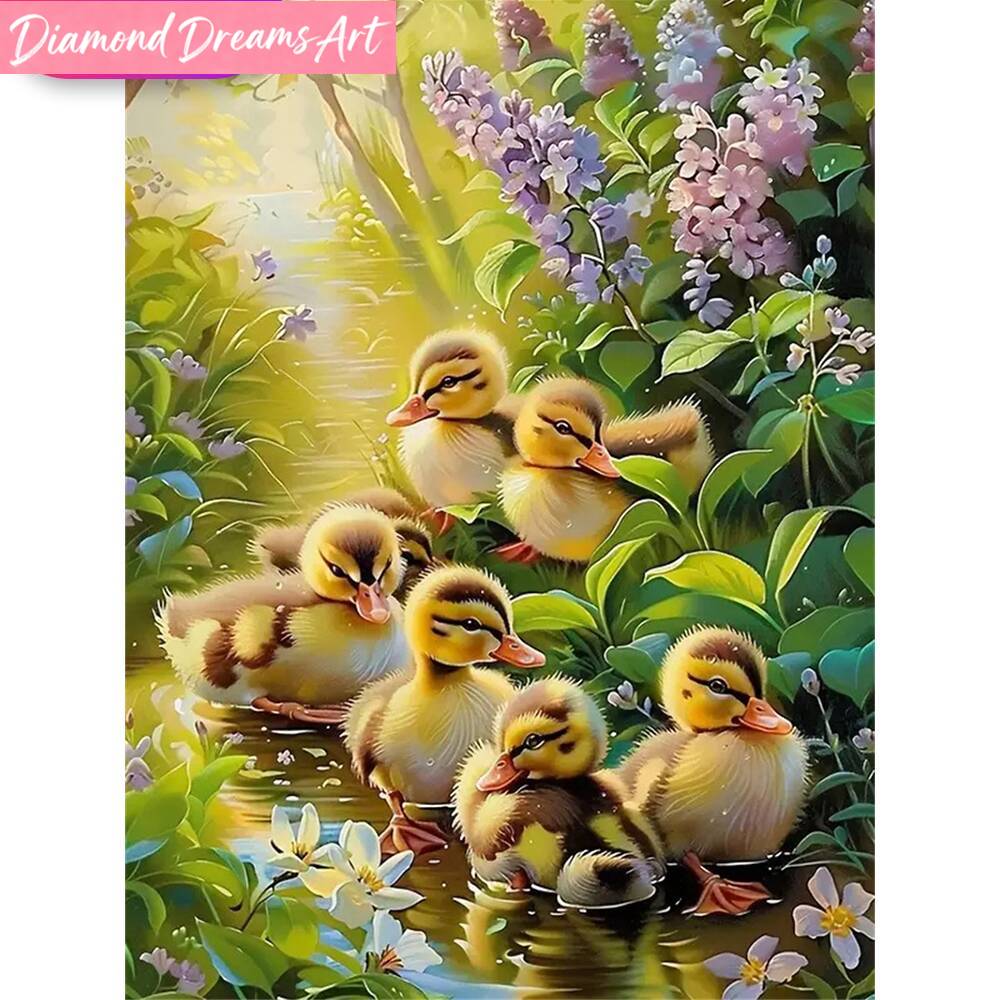 Frameless, 5D DIY Diamond Pain - Art Craft Duck 评论和价格