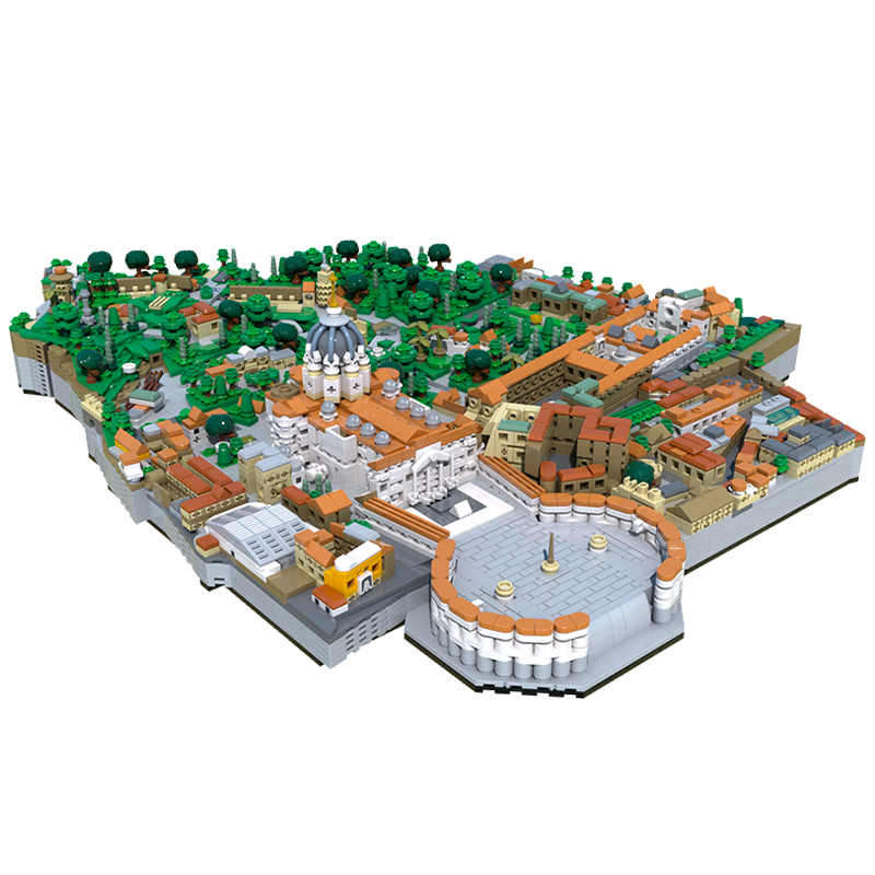 4879pcs MOC Vatican City Archi - Art Craft Building 评论和价格