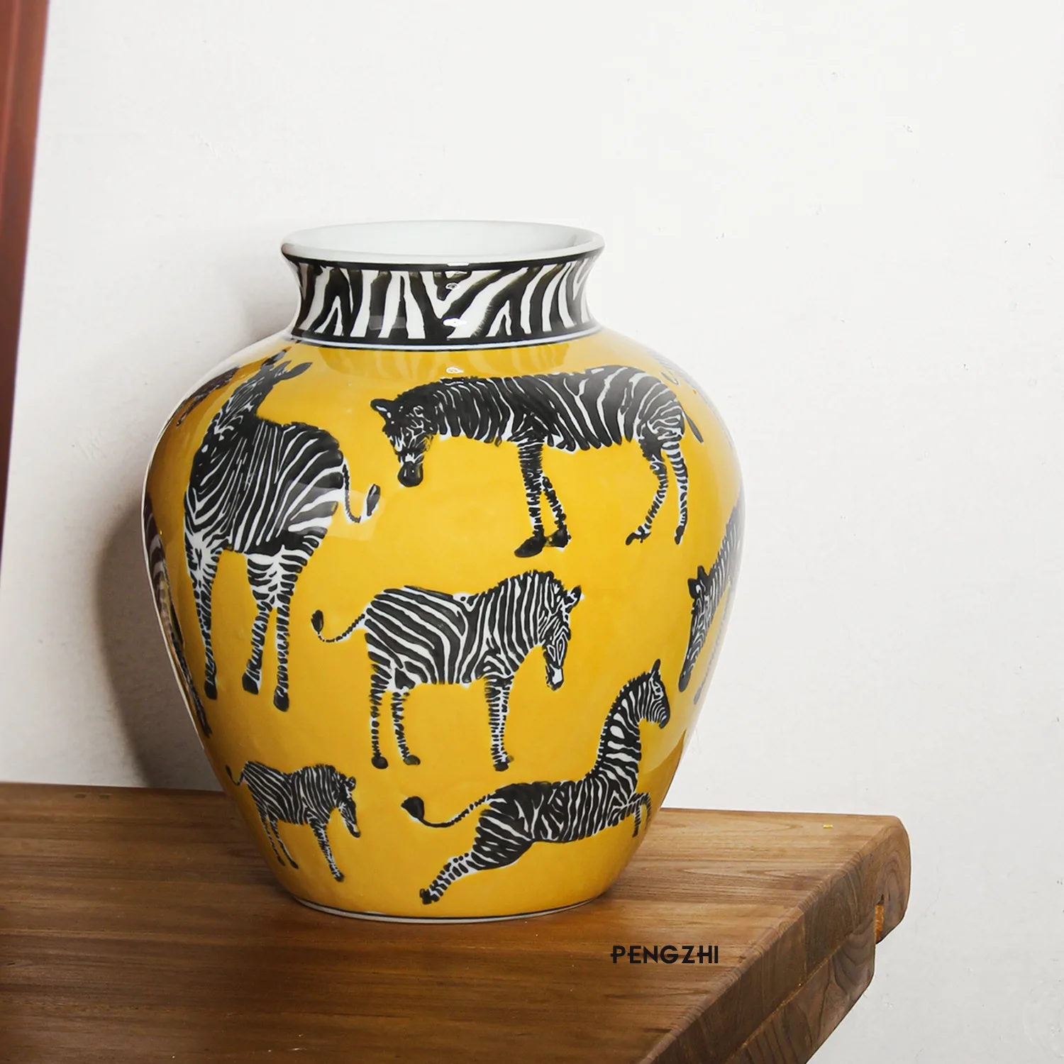 Creative Ceramic Vase Zebra Pa - Art Craft Zebra 评论和价格