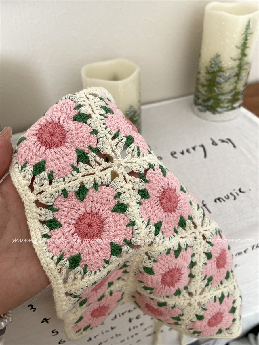 Vintage Weaving Knitting Flowe - Art And Craft Hair 评论和价格