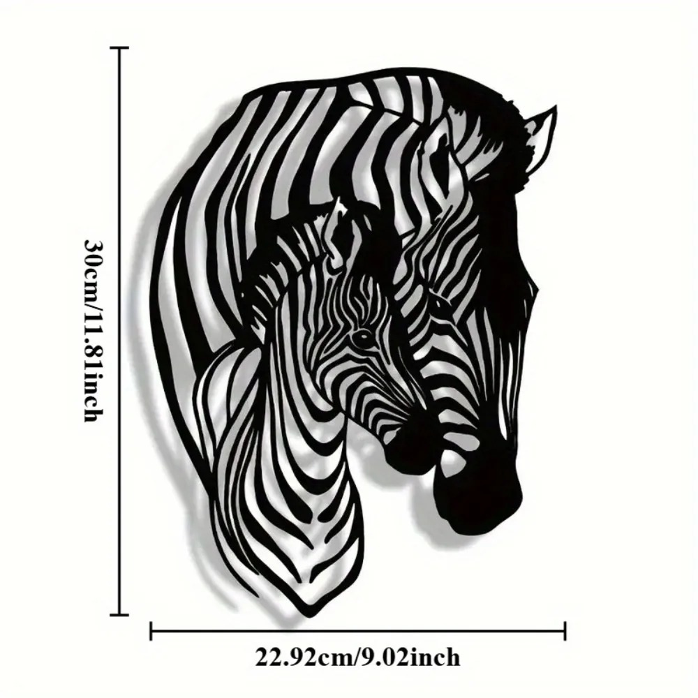 Brand Zebra Family Metal Wall  - Art Craft Zebra 评论和价格