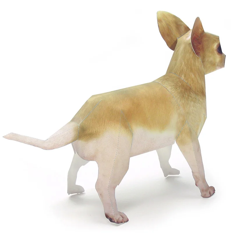 Chihuahua Dog Origami Art Pet  - Art Craft Cardboard 评论和价格