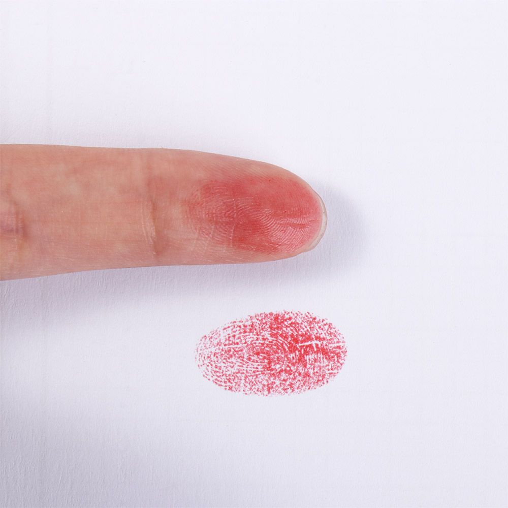 Red Blue Black Mini Fingerprin - Stamping Ink Pad 评论和价格