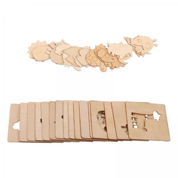Kids Drawing Stencils Wooden R - Art Craft For Preschoolers 评论和价格