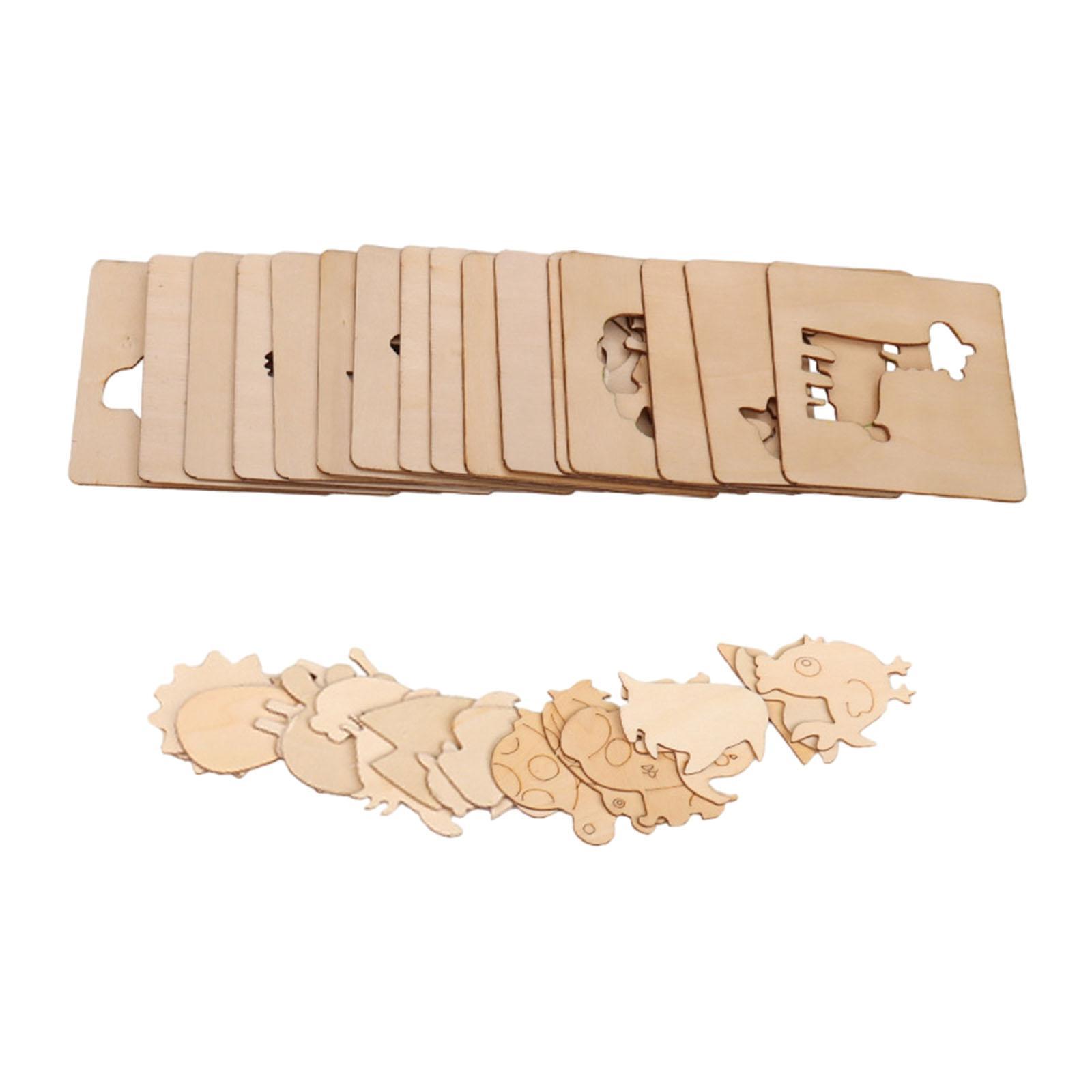 Kids Drawing Stencils Wooden R - Art Craft For Preschoolers 评论和价格