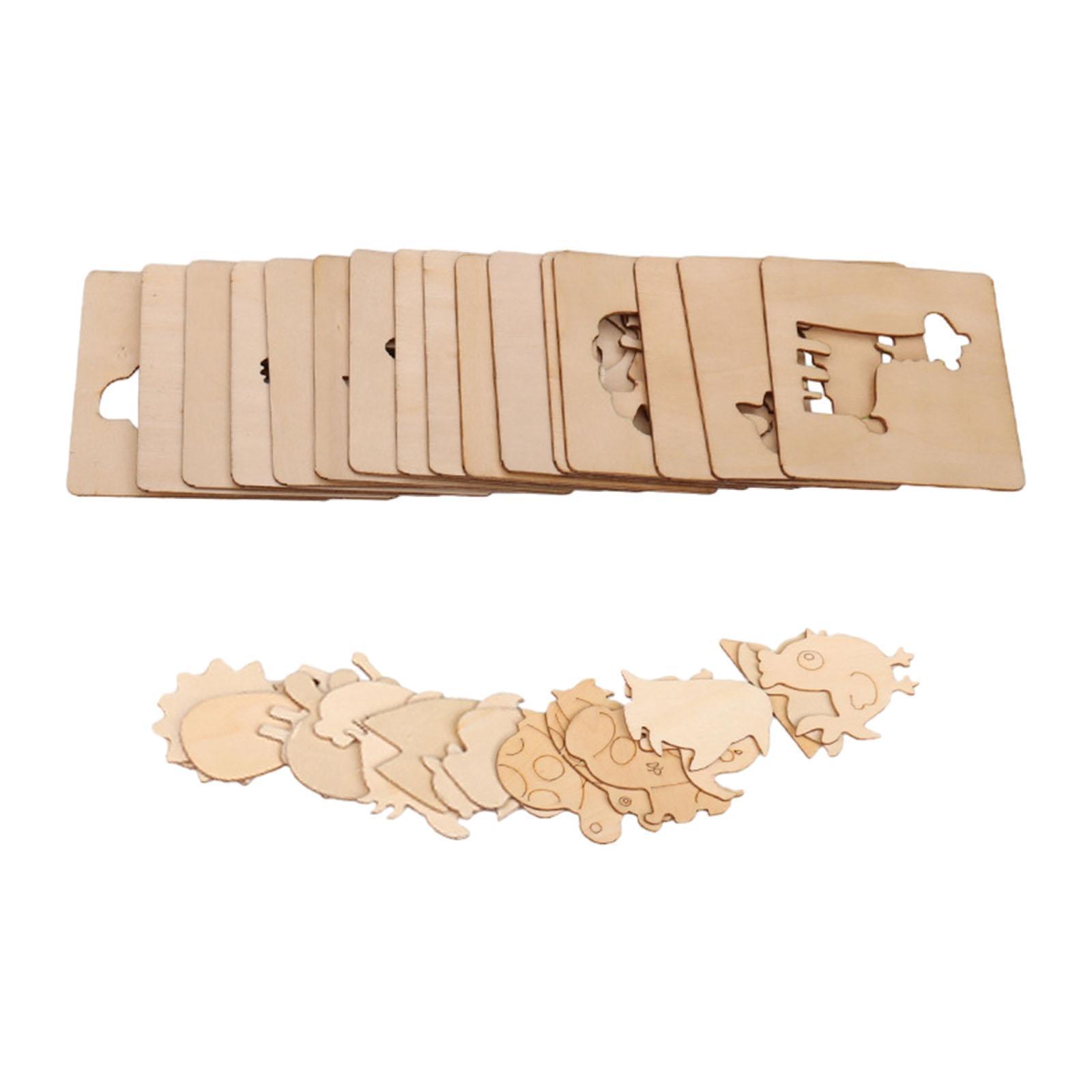 Kids Drawing Stencils Wooden R - Art Craft For Preschoolers 评论和价格