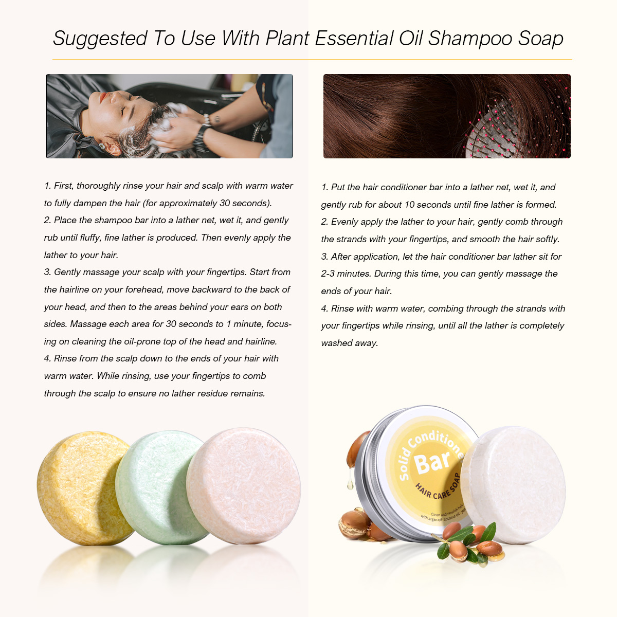 Plant Essential Oil Hair Condi - Art Craft Handmade 评论和价格