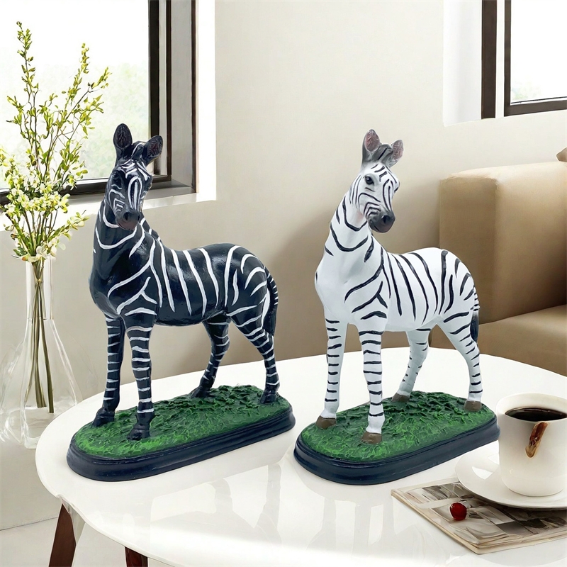 Artistic Zebra Sculpture Handm - Art Craft Zebra 评论和价格