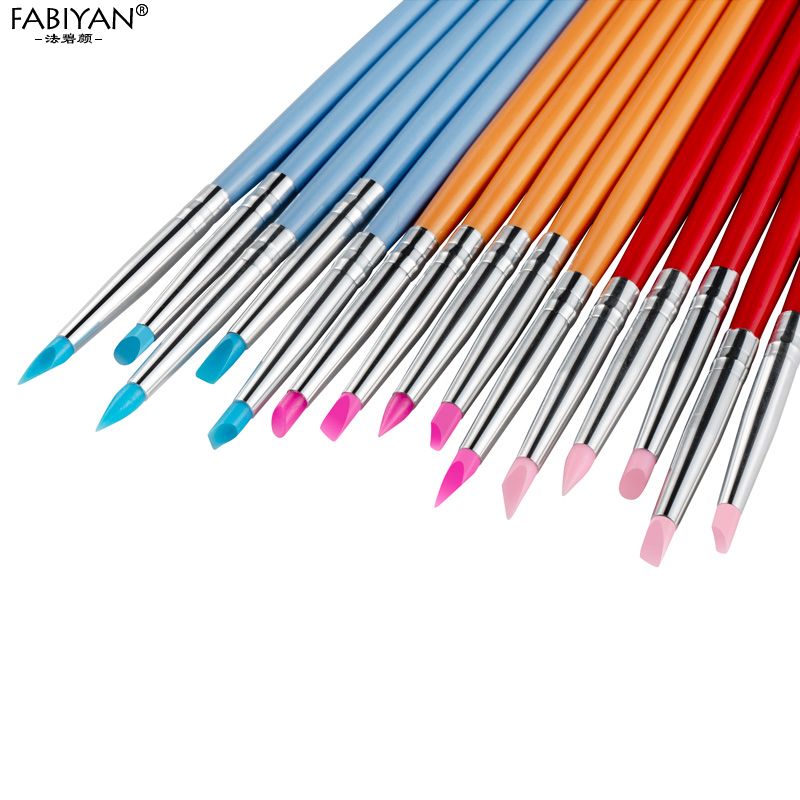 5Pcs Nail Art Pen Brush Soft S - Art Craft Building 评论和价格