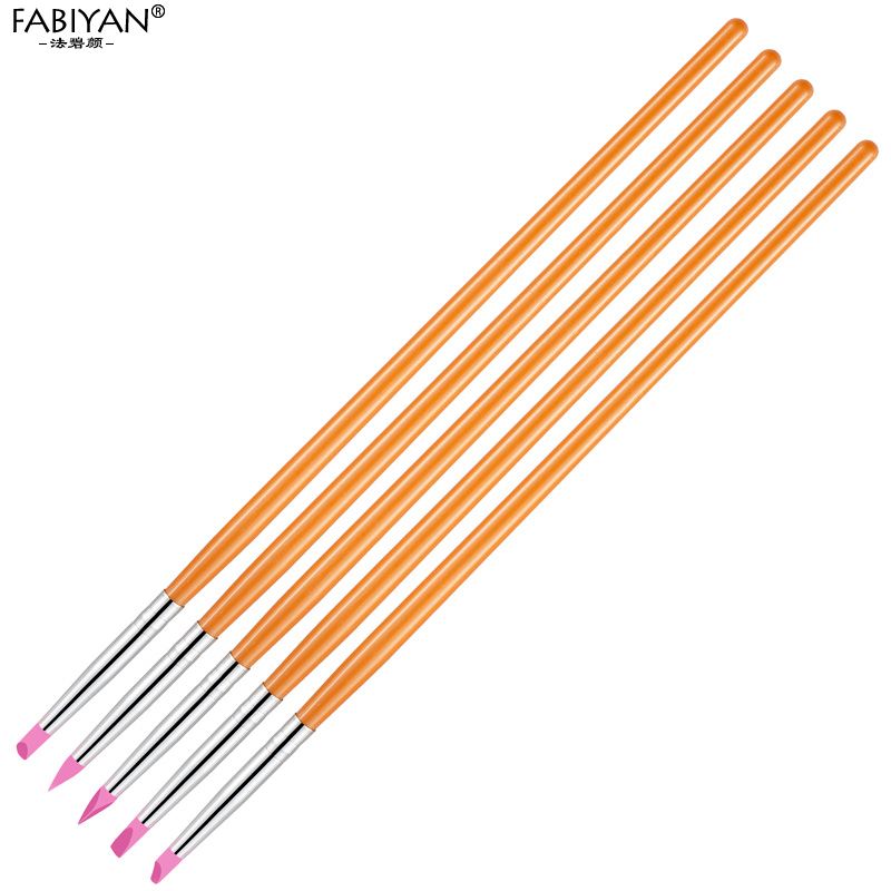 5Pcs Nail Art Pen Brush Soft S - Art Craft Building 评论和价格
