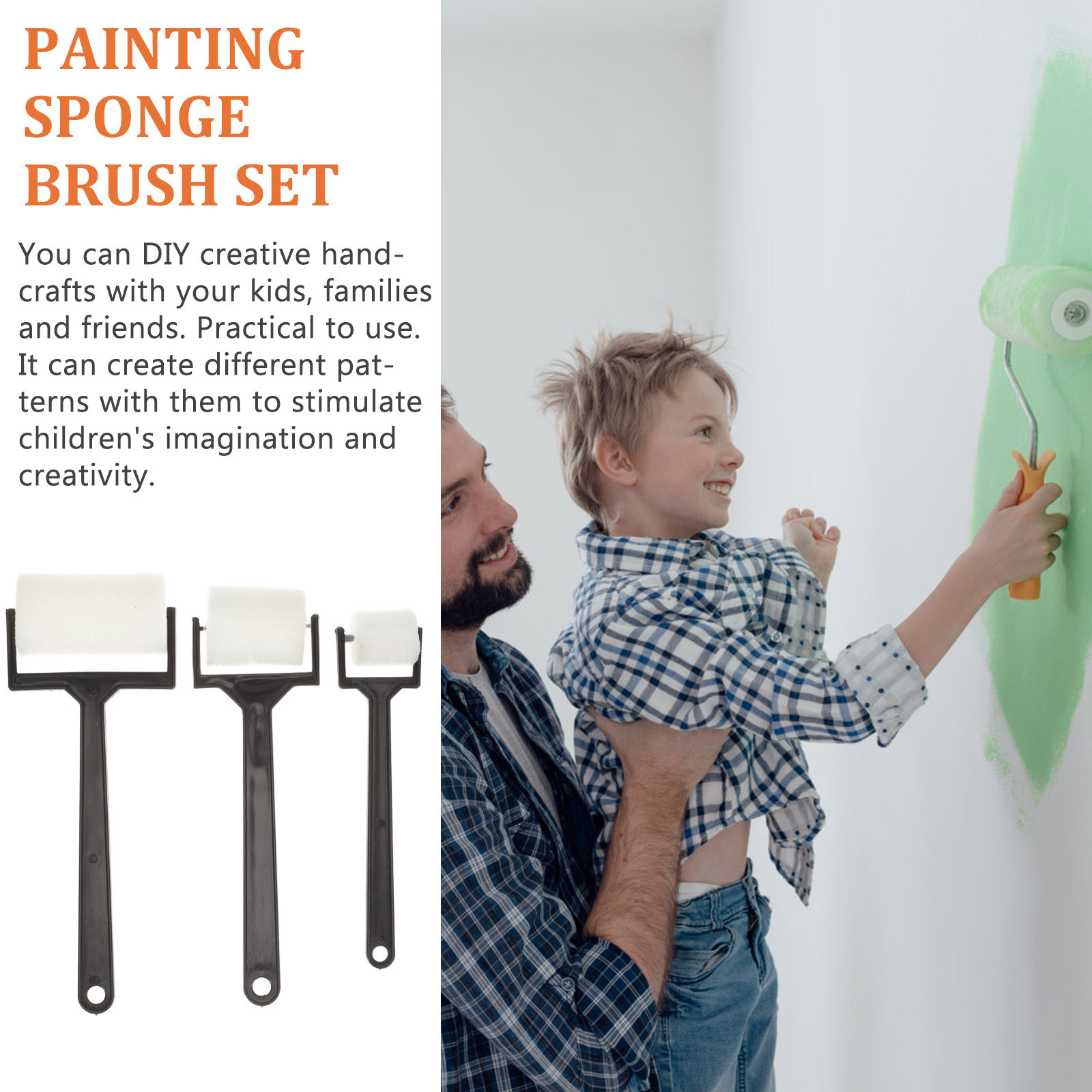 15Pcs Art Painting Sponge Brus - Art Craft For Preschoolers 评论和价格