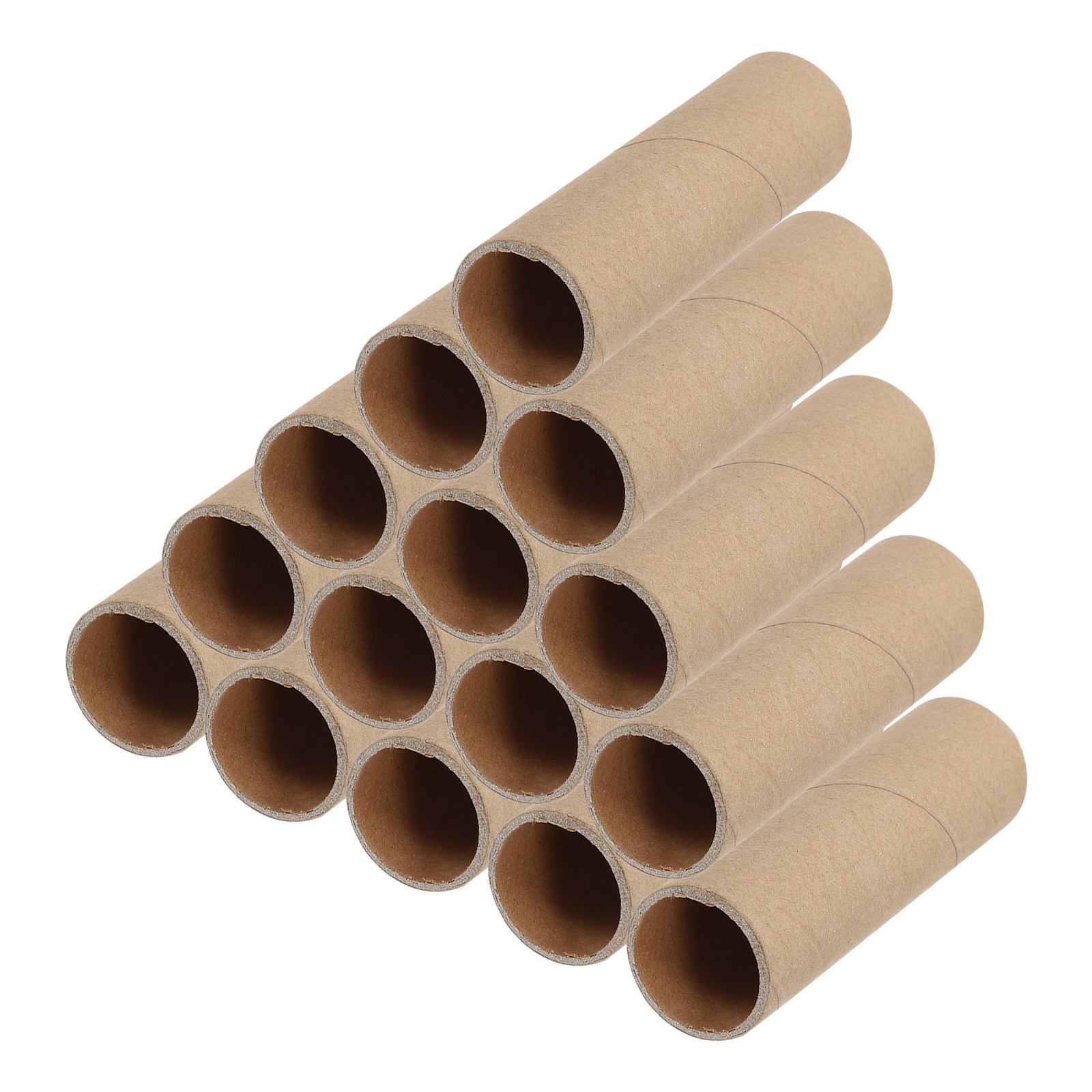 15Pcs Round Kraft Paper Tubes  - Art Craft Cardboard 评论和价格