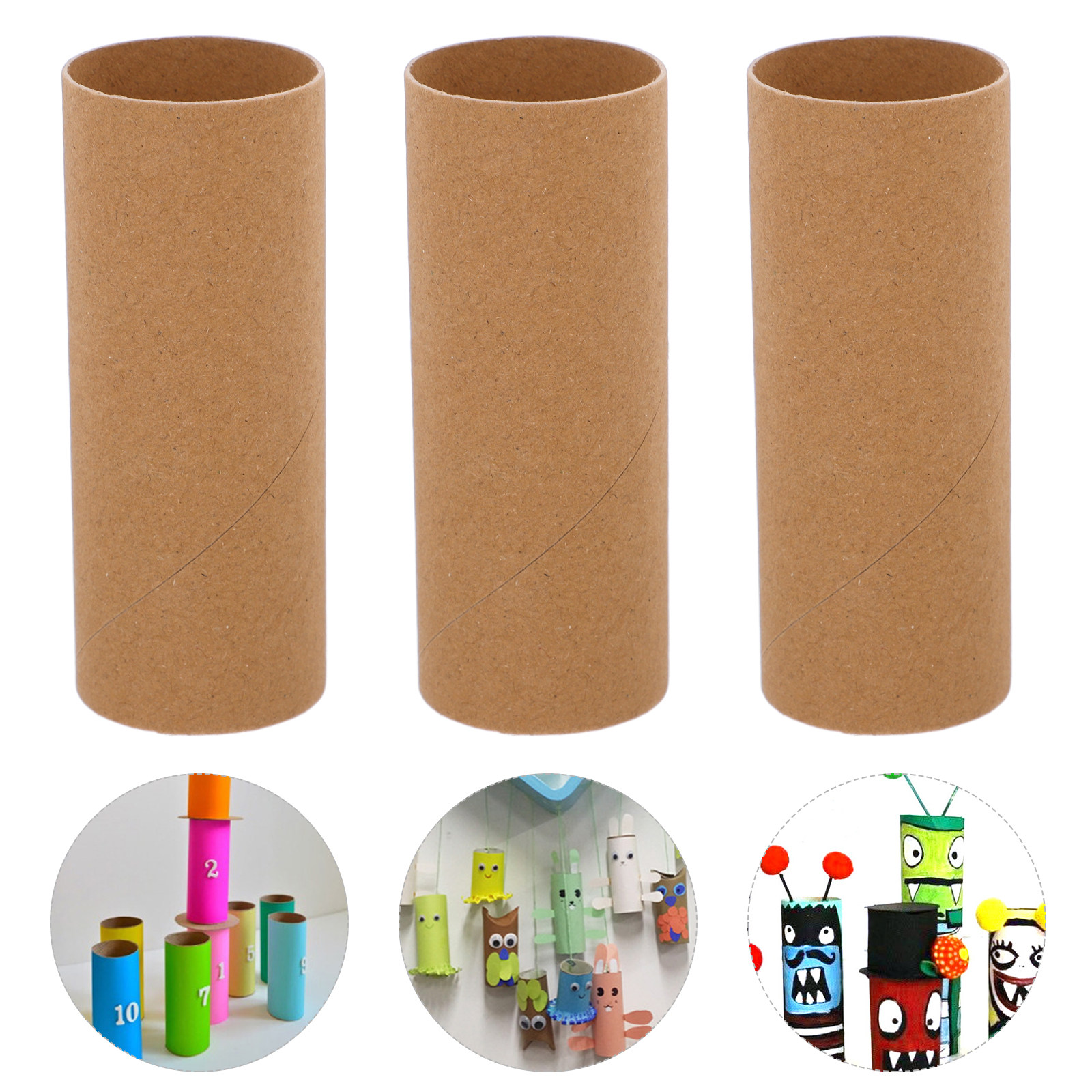 20Pcs Empty Paper Roll Tubes R - Art Craft Cardboard 评论和价格