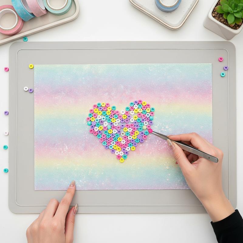 Gradient Glitter Fuse Bead Iro - Art Craft With Paper 评论和价格