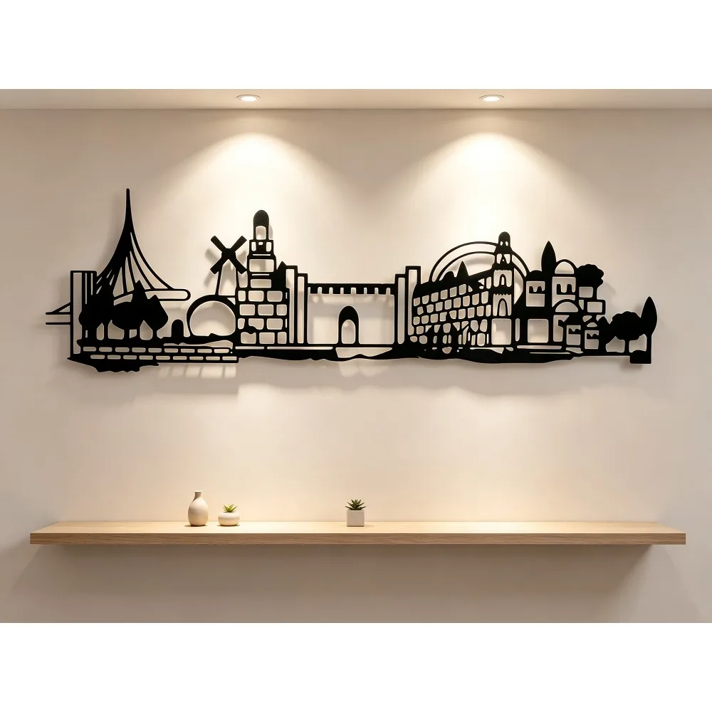 CIFBUY Iron Wall Art Jerusalem - Art & Craft World 评论和价格