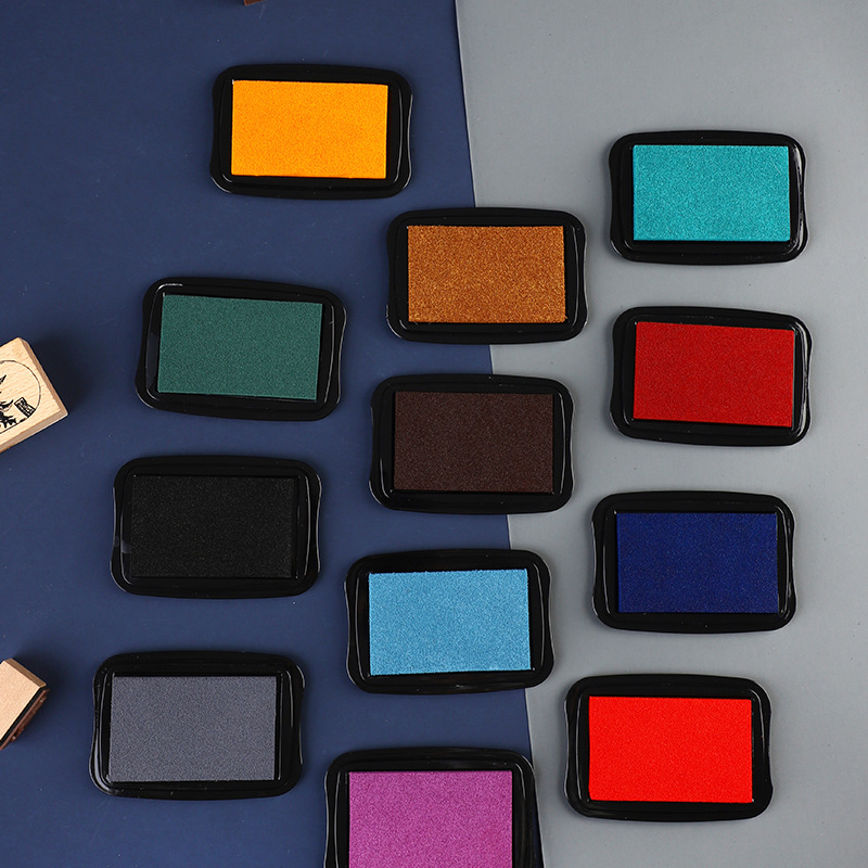 12 Colors Large Size Vintage I - Stamping Ink Pad 评论和价格