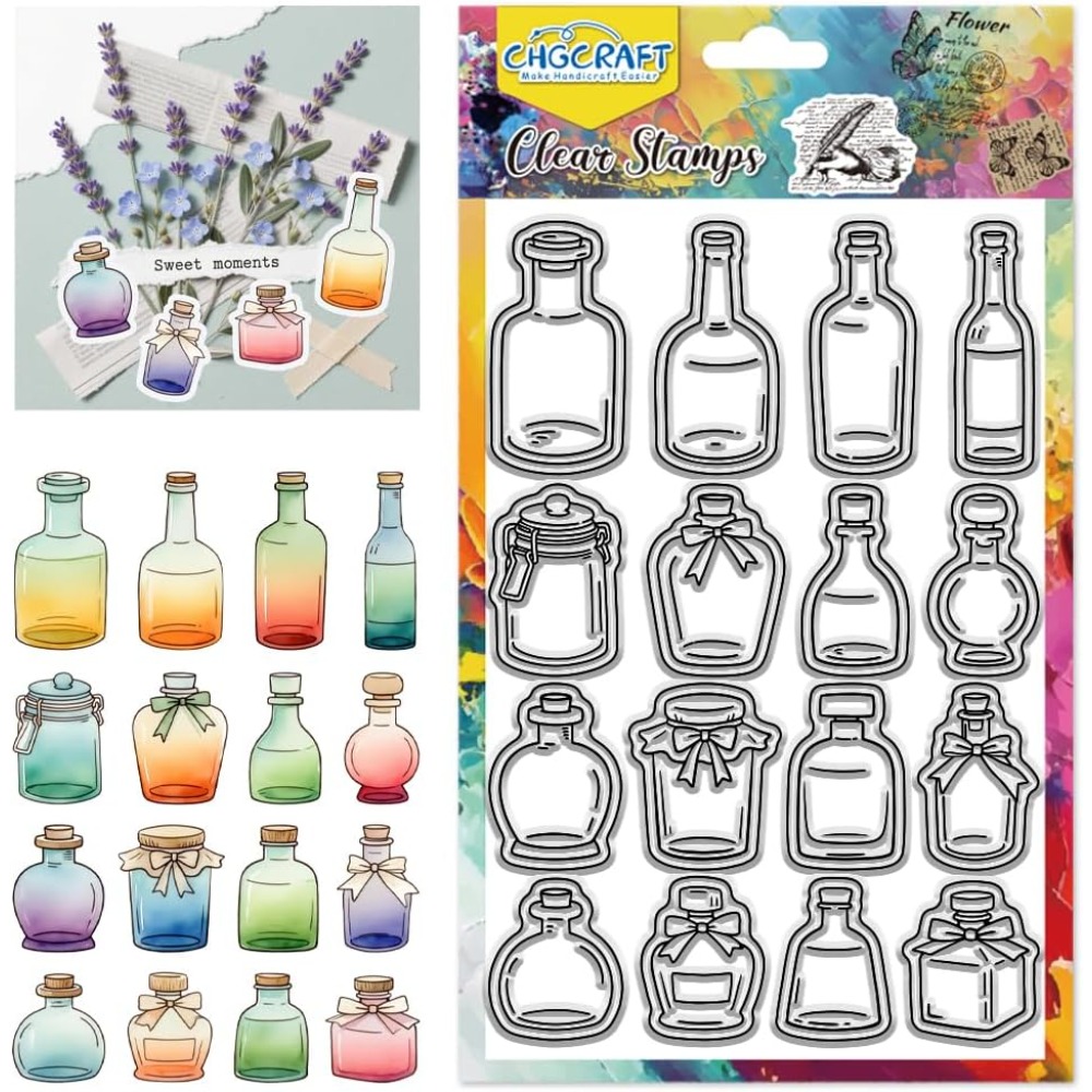 Various Bottle Style Clear Sta - Stamping Ink Pad 评论和价格