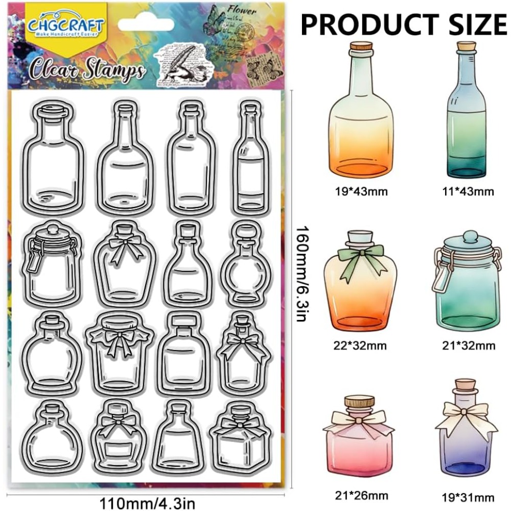 Various Bottle Style Clear Sta - Stamping Ink Pad 评论和价格
