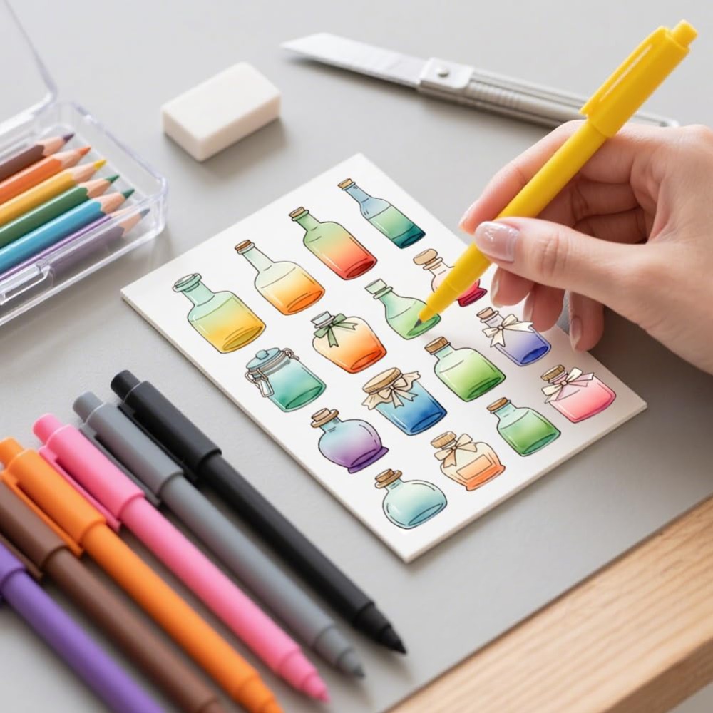 Various Bottle Style Clear Sta - Stamping Ink Pad 评论和价格