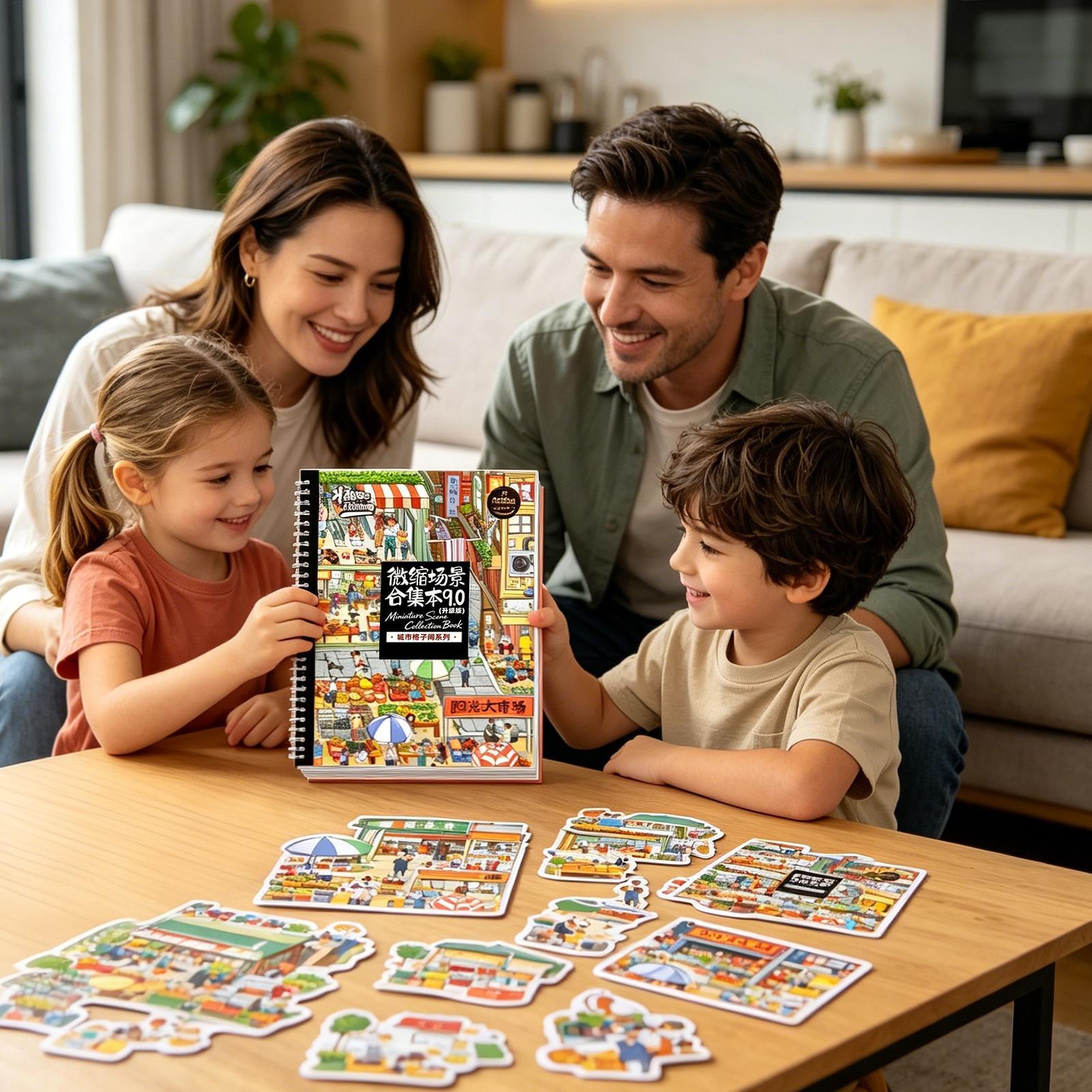 Scene Sticker Book 3D Visual E - Art Craft Restaurant 评论和价格