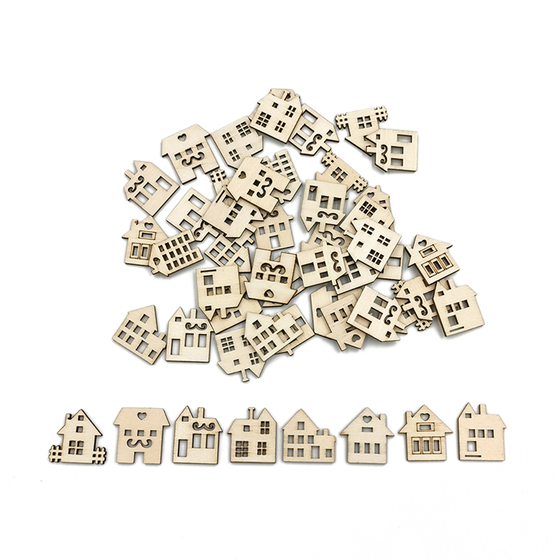 50pcs Unpainted Wood Slices fo - Art Craft For Preschoolers 评论和价格