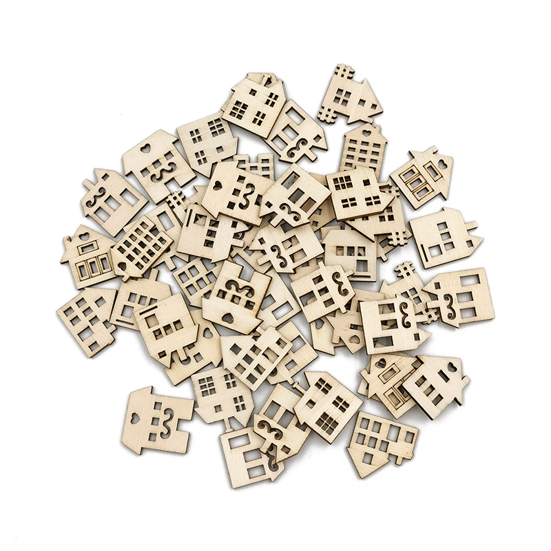 50pcs Unpainted Wood Slices fo - Art Craft For Preschoolers 评论和价格