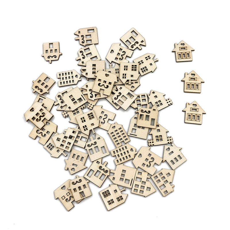 50pcs Unpainted Wood Slices fo - Art Craft For Preschoolers 评论和价格