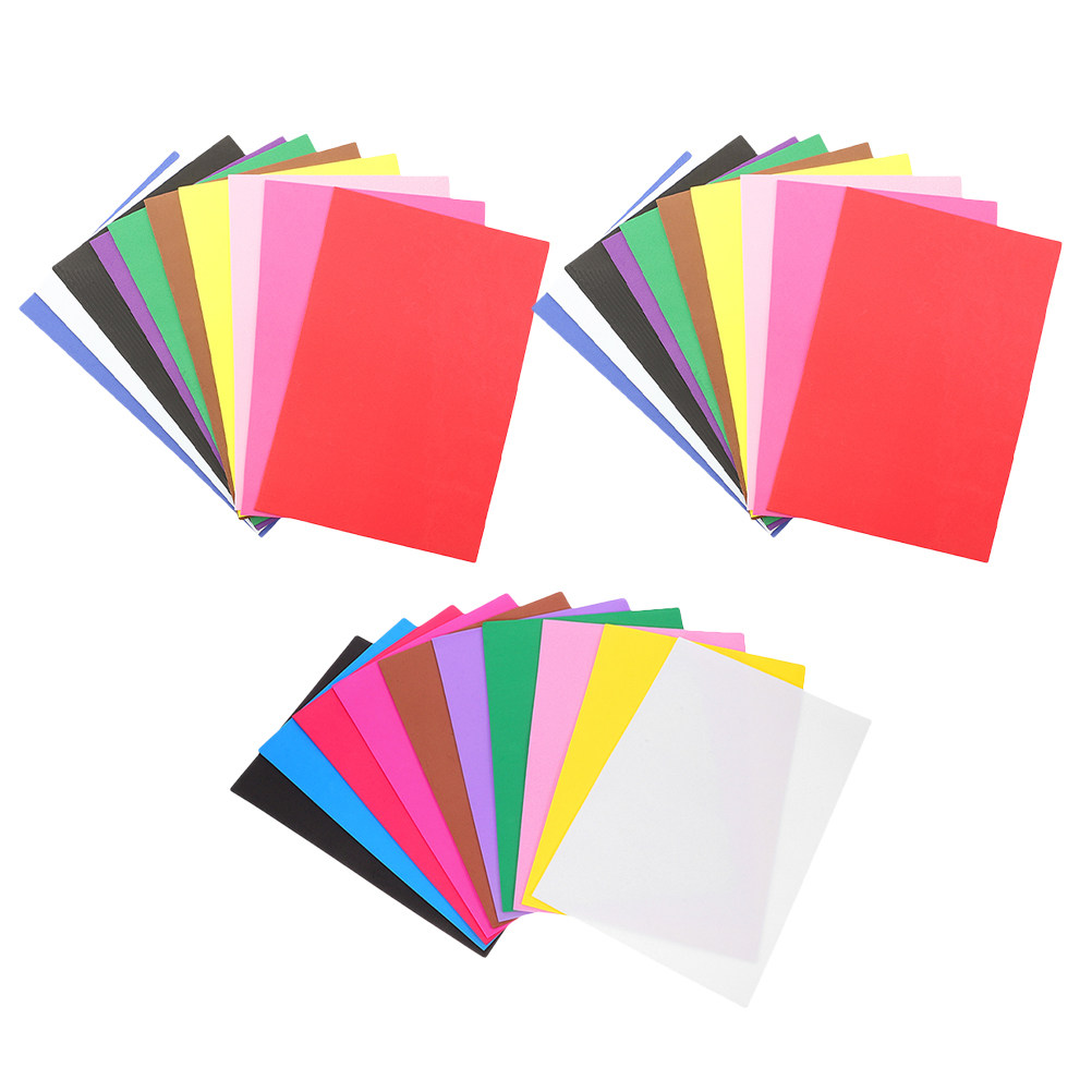 30Pcs Colorful Foam Paper Shee - Art Craft For Preschoolers 评论和价格