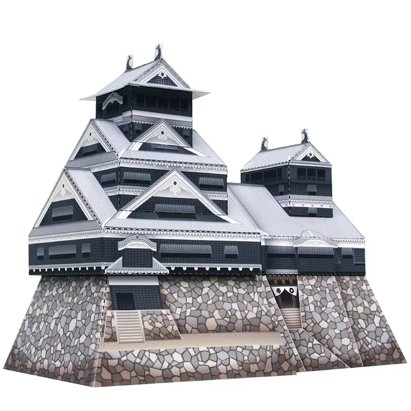Japan Kumamoto Castle Folding  - Art Craft Building 评论和价格