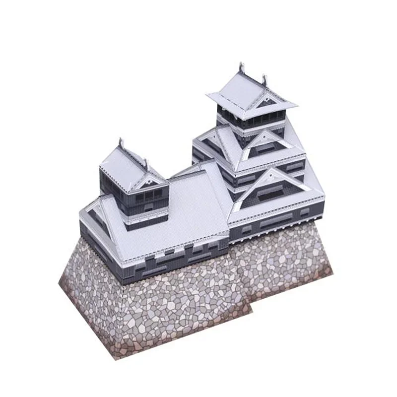 Japan Kumamoto Castle Folding  - Art Craft Building 评论和价格