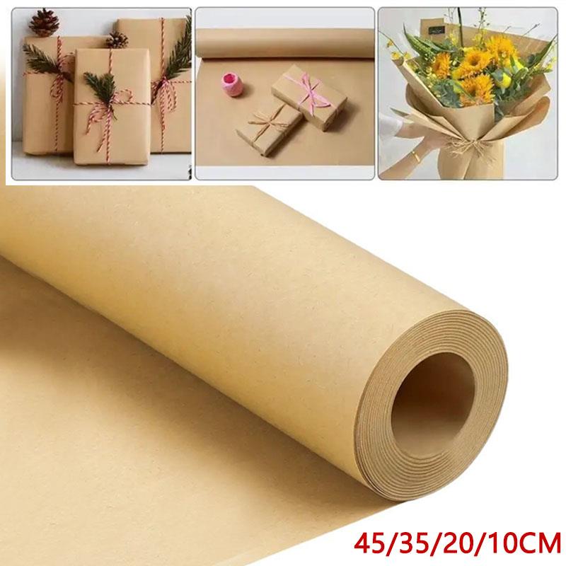 10M Brown Kraft Paper Gift Flo - Art Craft Recycled Materials 评论和价格