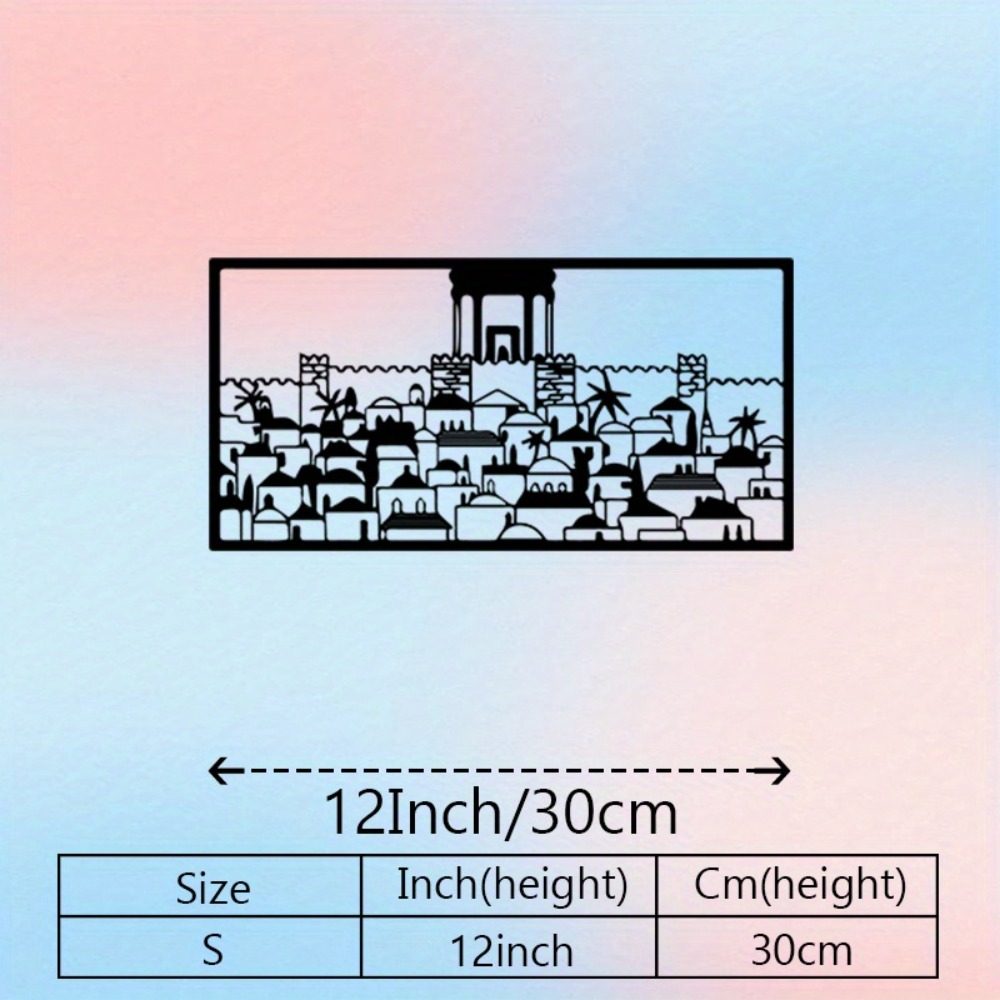 CIFBUY Metal Wall Art Jerusale - Art & Craft World 评论和价格