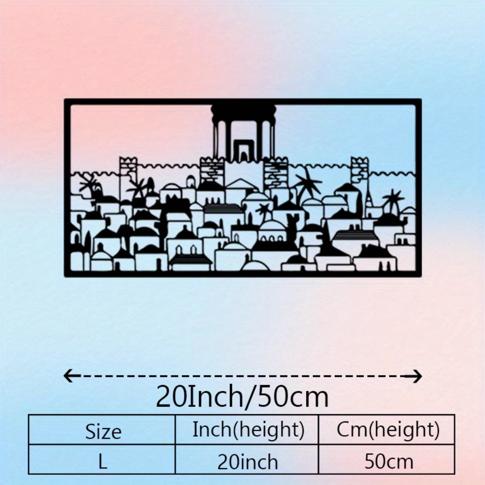CIFBUY Metal Wall Art Jerusale - Art & Craft World 评论和价格