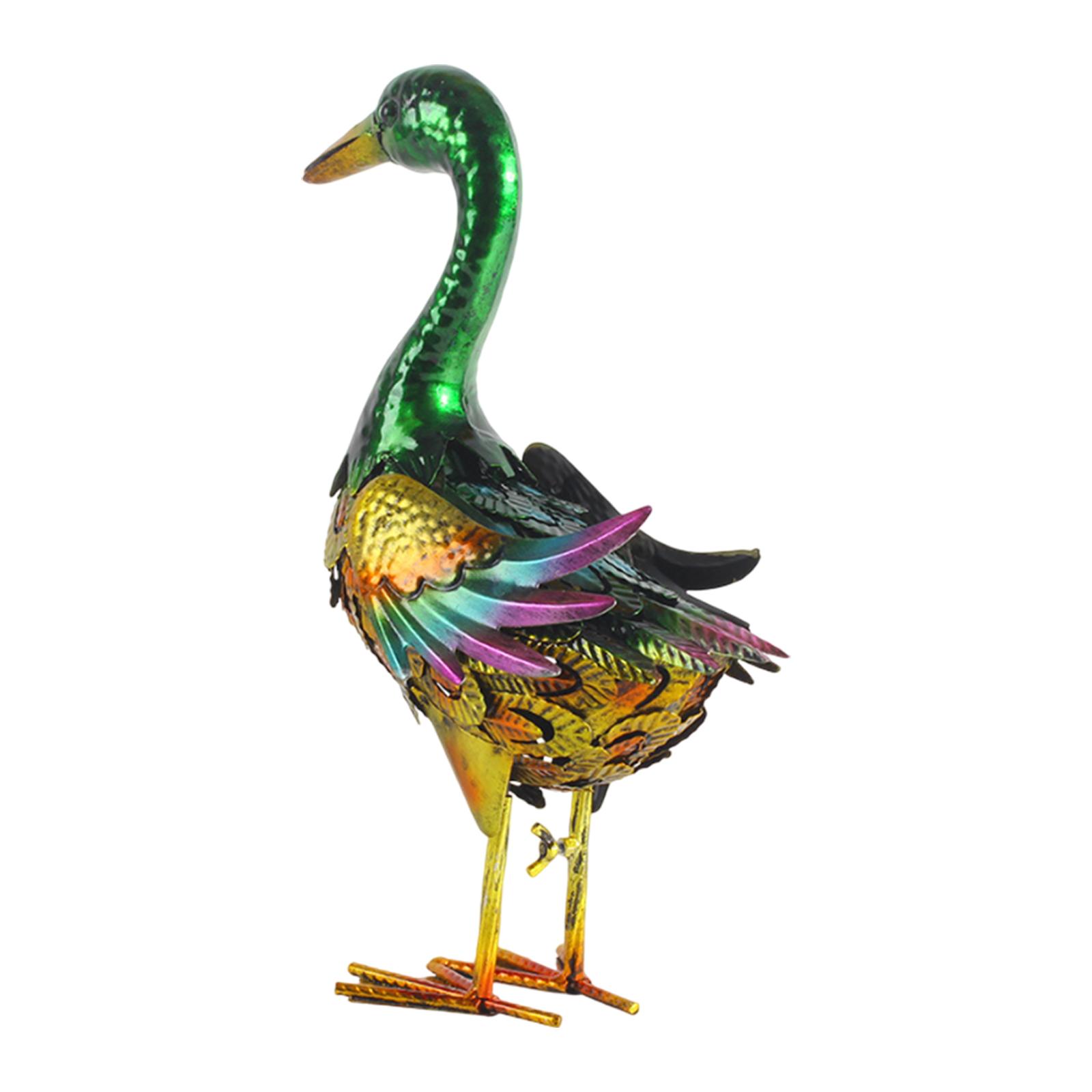 Standing Duck Statue Iron Life - Art Craft Duck 评论和价格