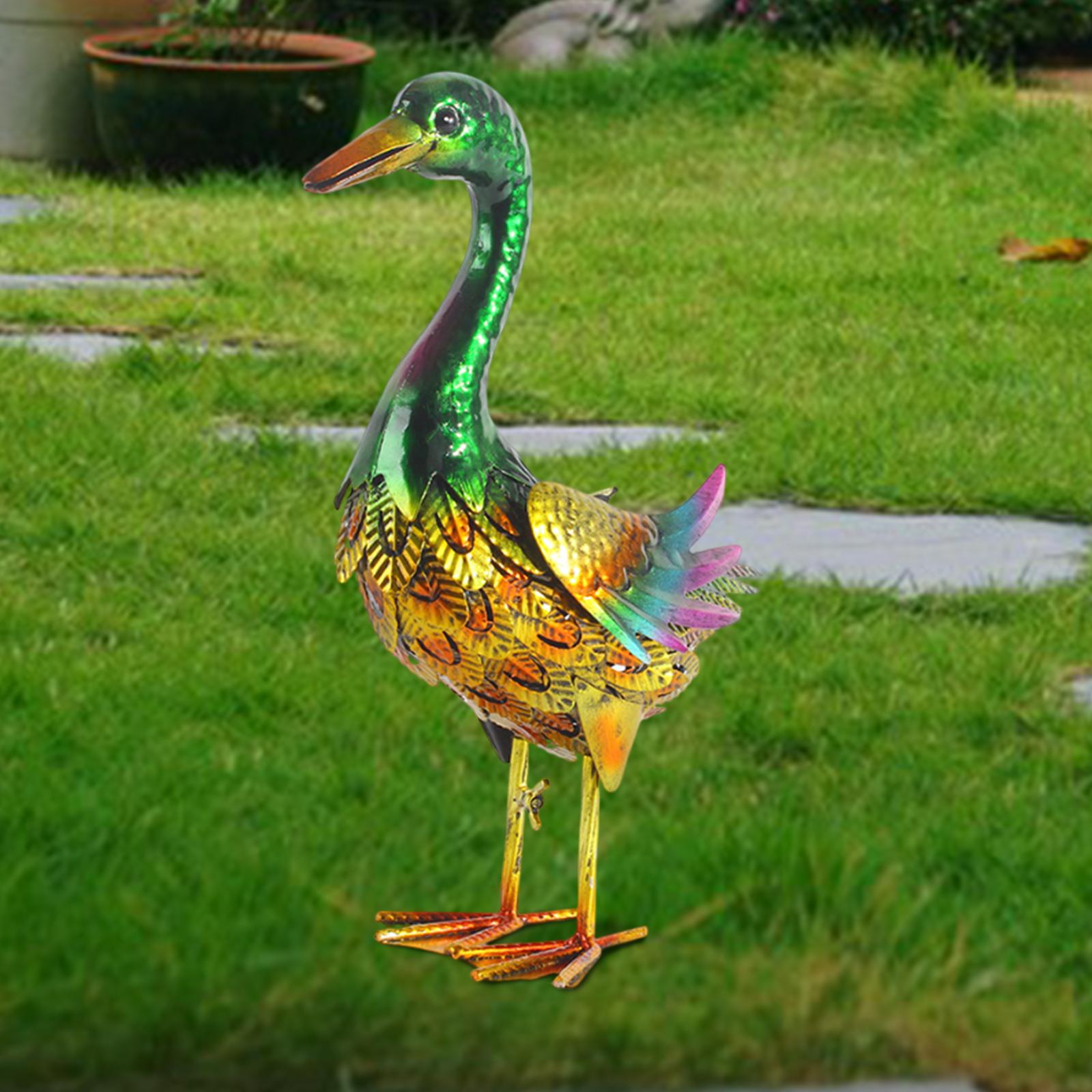Standing Duck Statue Iron Life - Art Craft Duck 评论和价格