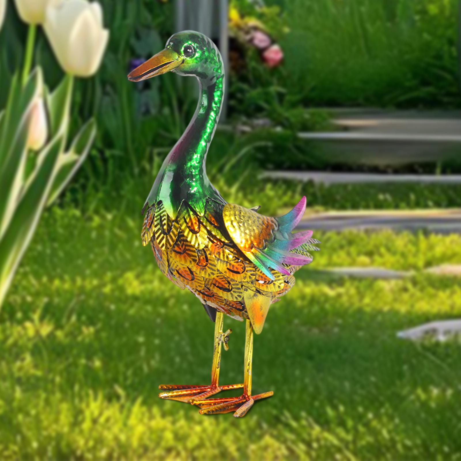 Standing Duck Statue Iron Life - Art Craft Duck 评论和价格